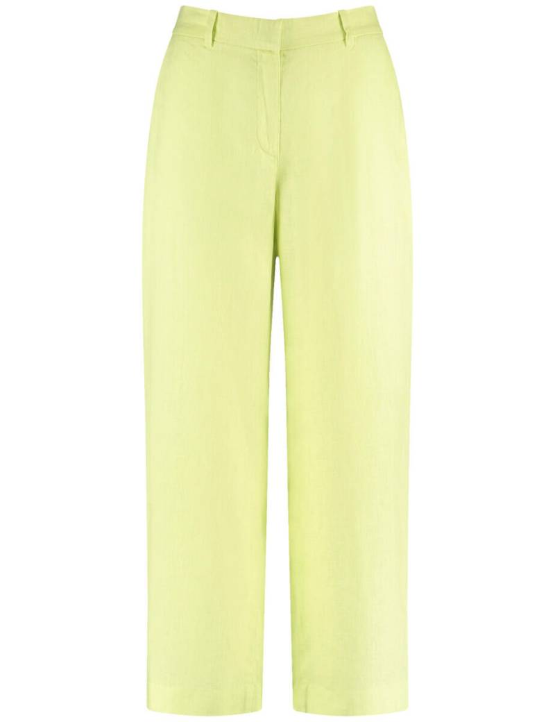 GERRY WEBER Collection - Schlichte 7/8 Leinenhose grün - Gr. - 40 von GERRY WEBER Collection