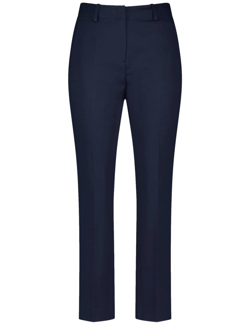 GERRY WEBER Collection - Schlichte 7/8 Stoffhose night sky - Gr. - 40 von GERRY WEBER Collection