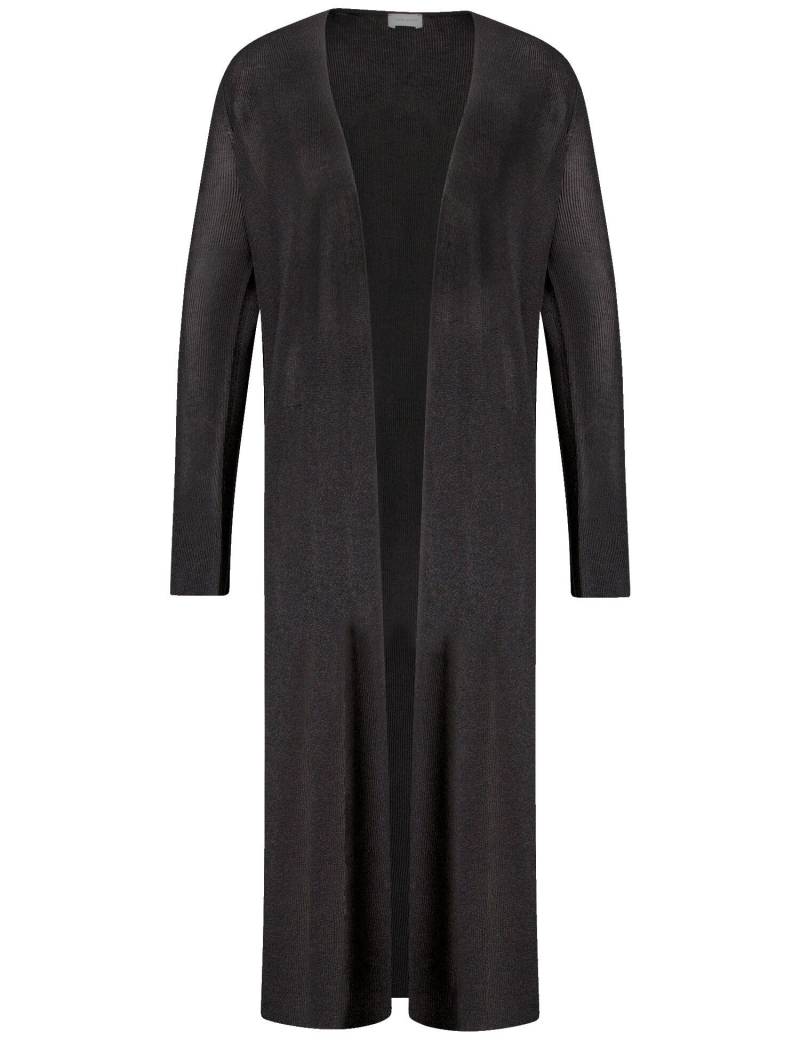 GERRY WEBER Collection - Semitransparenter Longcardigan schwarz - Gr. - 40 von GERRY WEBER Collection