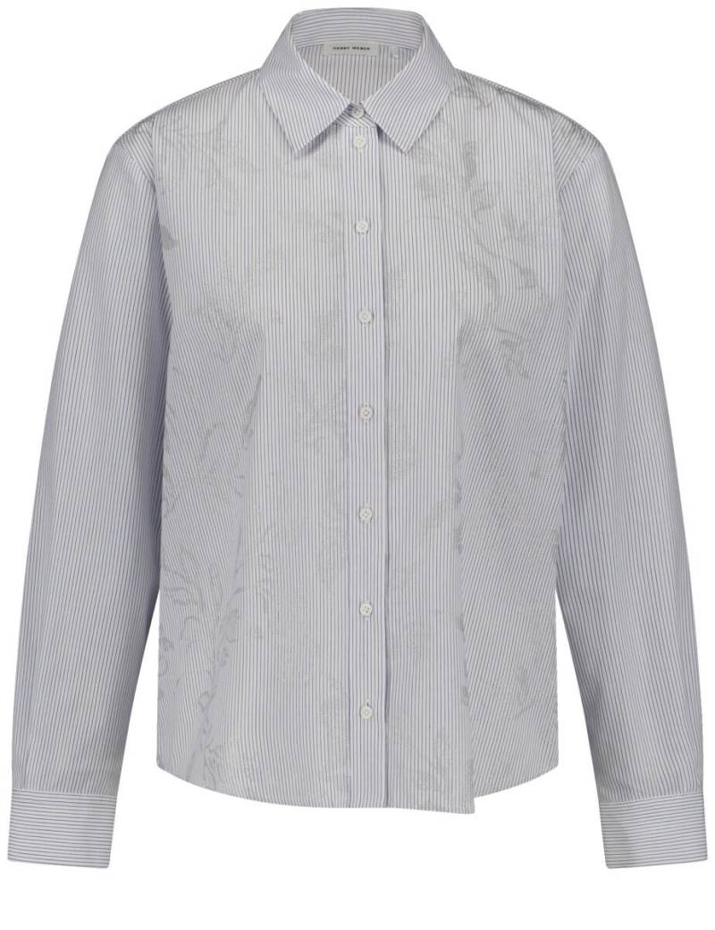 GERRY WEBER Collection - Streifenbluse blau - Gr. - 42 von GERRY WEBER Collection