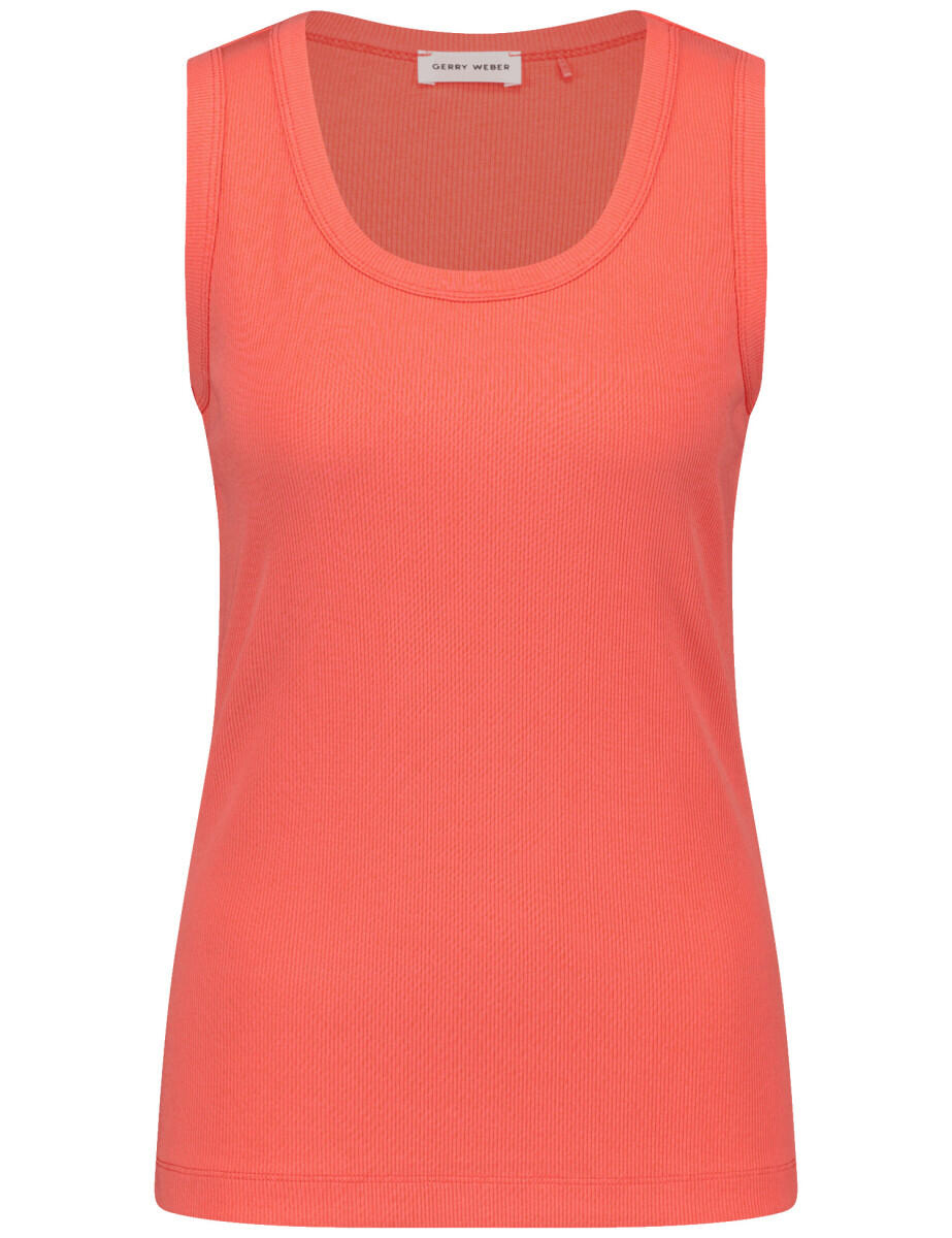 GERRY WEBER Collection - Stretchiges Basic-Top pink/orange - Gr. - 42 von GERRY WEBER Collection