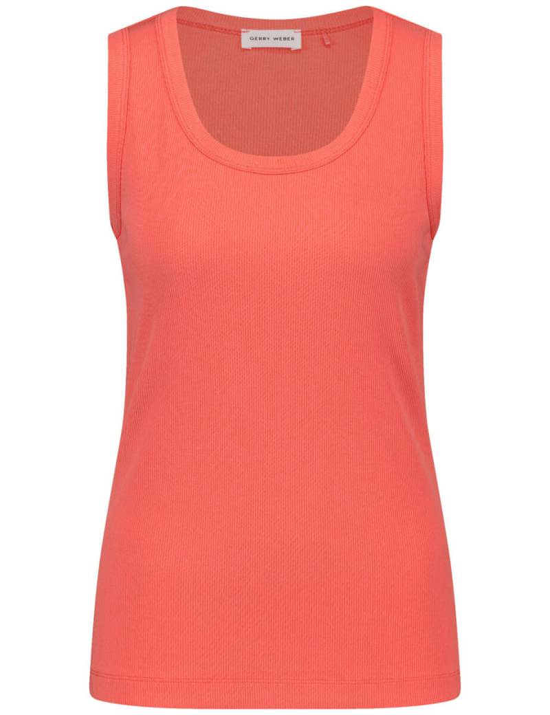 GERRY WEBER Collection - Stretchiges Basic-Top pink/orange - Gr. - 42 von GERRY WEBER Collection