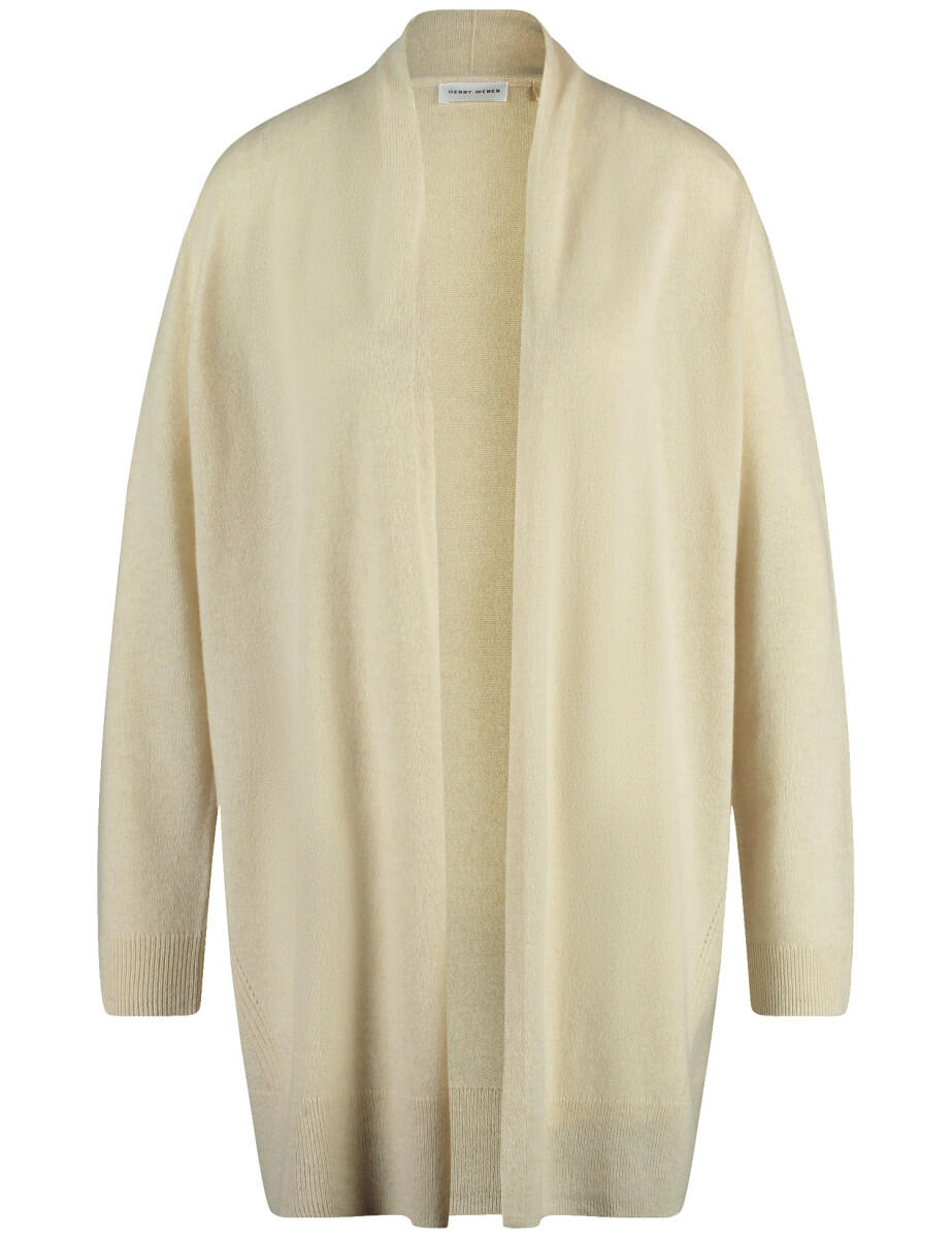 GERRY WEBER Collection - Strickjacke beige/weiß - Gr. - 40 von GERRY WEBER Collection