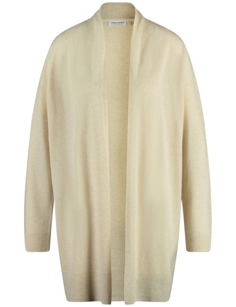 GERRY WEBER Collection - Strickjacke beige/weiß - Gr. - 40 von GERRY WEBER Collection