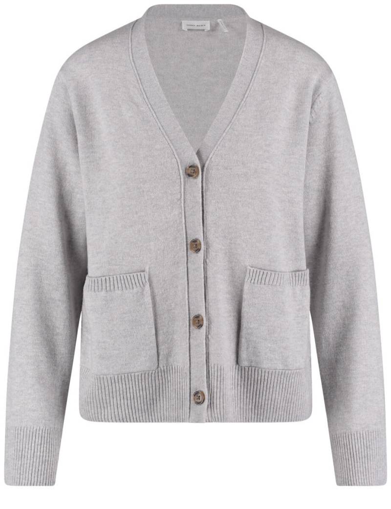 GERRY WEBER Collection - Strickjacke grau - Gr. - 38 von GERRY WEBER Collection