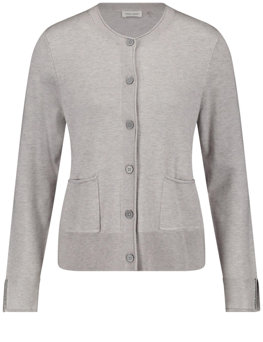 GERRY WEBER Collection - Strickjacke grau - Gr. - 46 von GERRY WEBER Collection