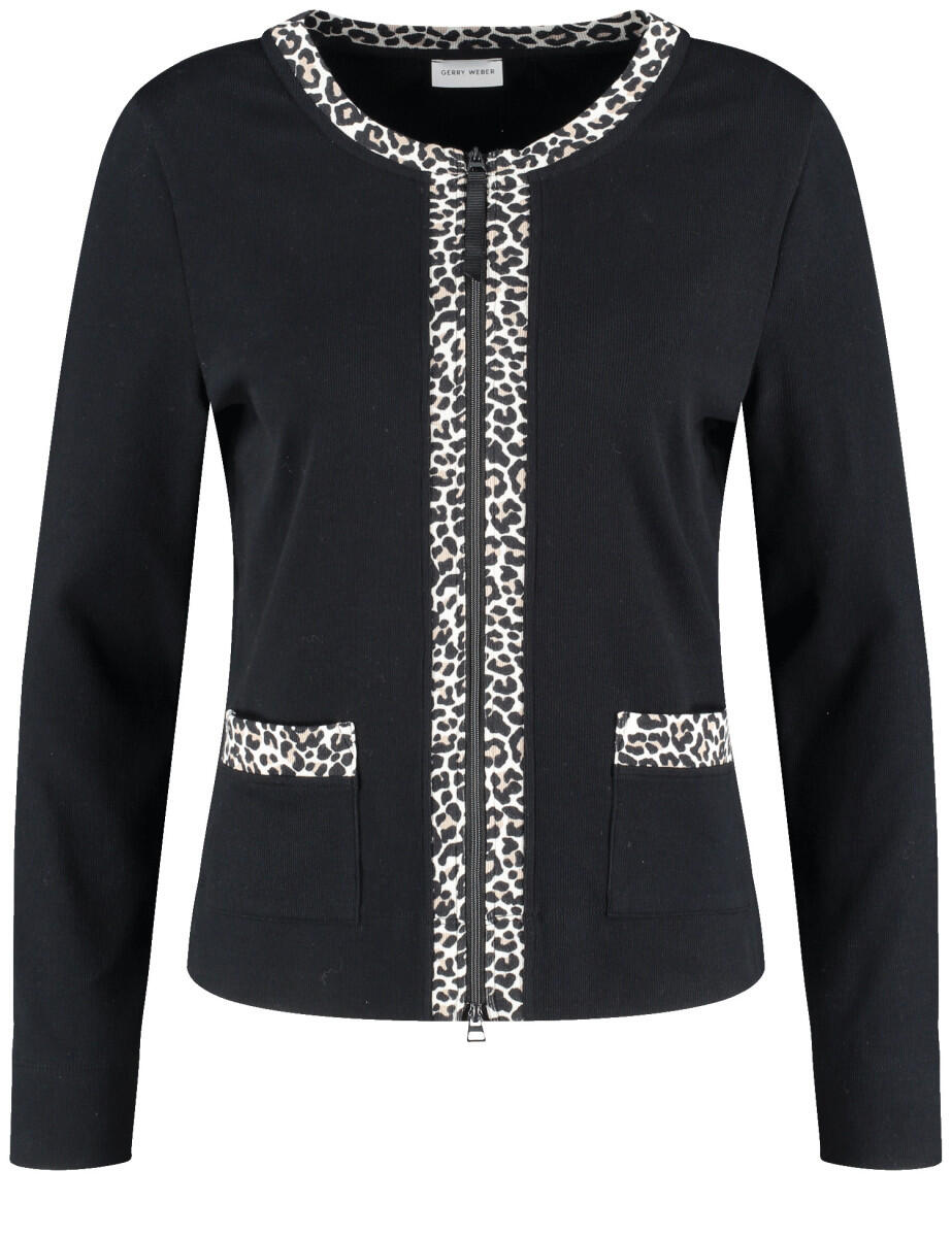 GERRY WEBER Collection - Strickjacke schwarz - Gr. - 42 von GERRY WEBER Collection