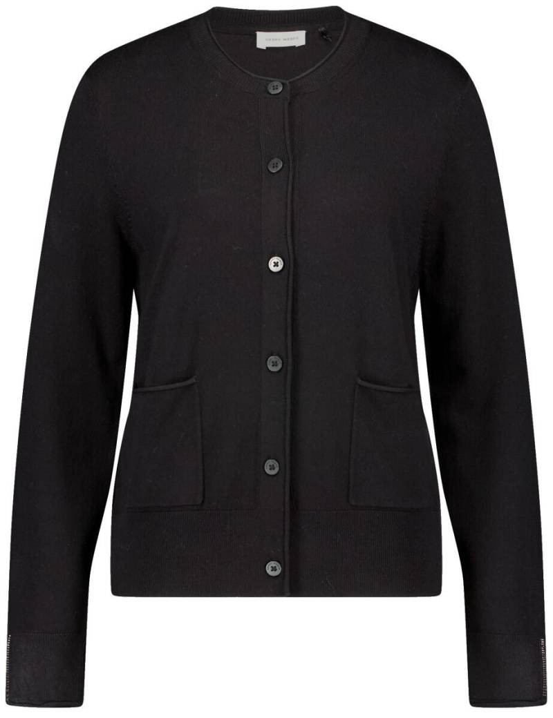 GERRY WEBER Collection - Strickjacke schwarz - Gr. - 46 von GERRY WEBER Collection