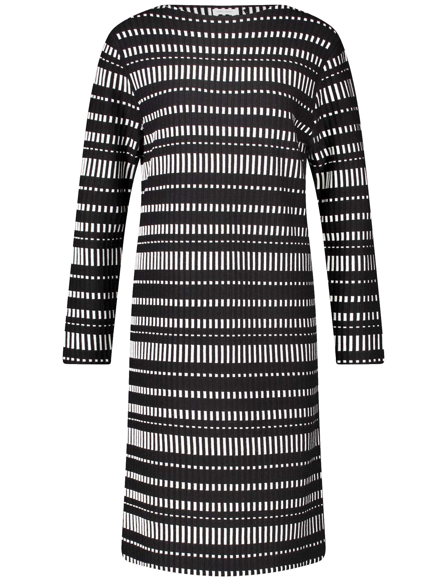 GERRY WEBER Collection - Strickkleid schwarz/weiß - Gr. - 36 von GERRY WEBER Collection