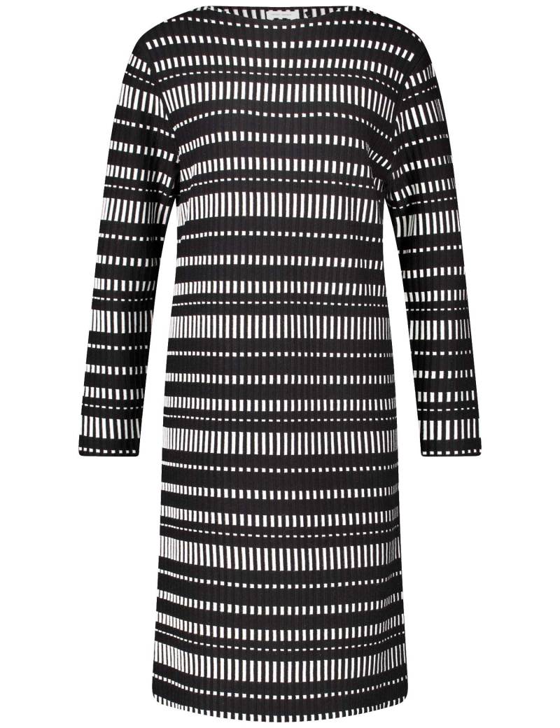 GERRY WEBER Collection - Strickkleid schwarz/weiß - Gr. - 36 von GERRY WEBER Collection