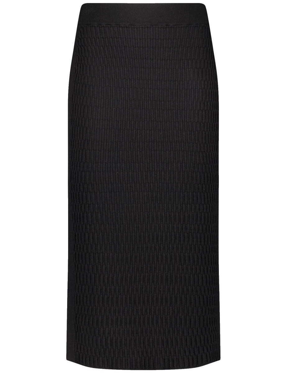 GERRY WEBER Collection - Strickrock schwarz - Gr. - 40 von GERRY WEBER Collection