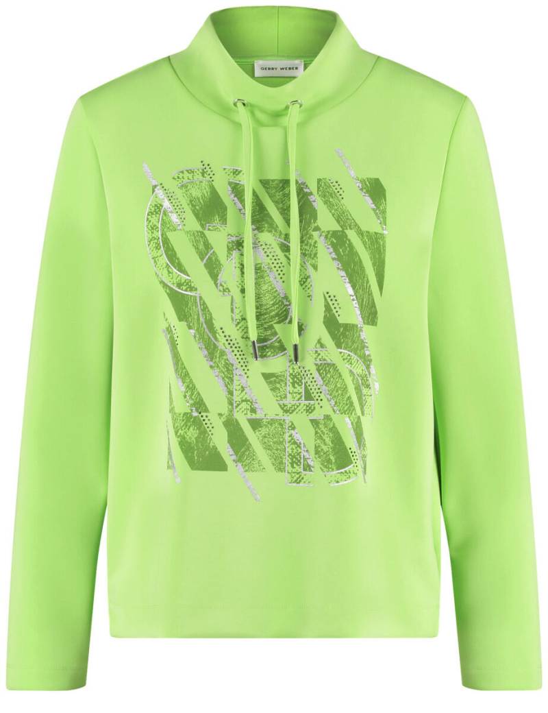 GERRY WEBER Collection - Sweatshirt mit Stehkragen grün - Gr. - 40 von GERRY WEBER Collection