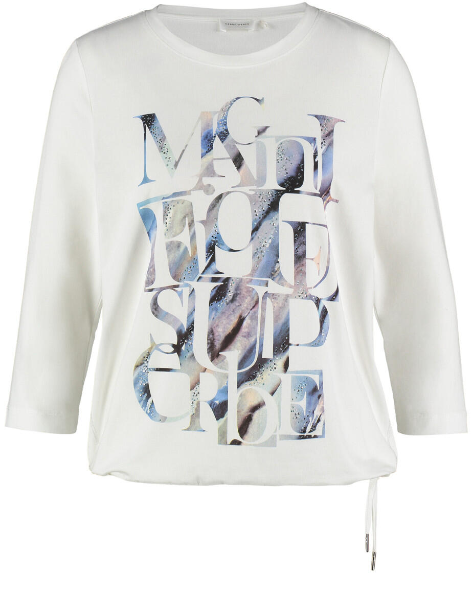 GERRY WEBER Collection - T-SHIRT 3/4 ARM beige/weiß - Gr. - 36 von GERRY WEBER Collection