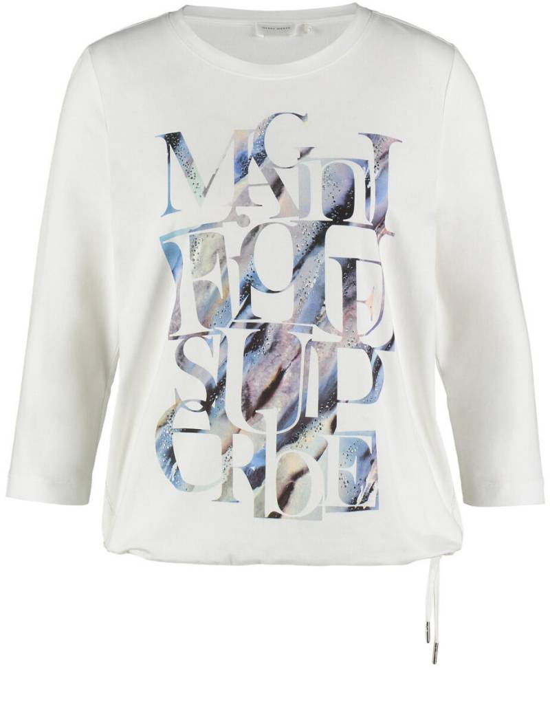 GERRY WEBER Collection - T-SHIRT 3/4 ARM beige/weiß - Gr. - 38 von GERRY WEBER Collection