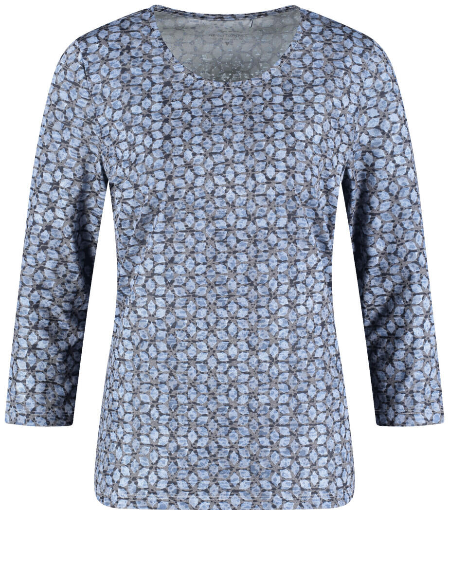 GERRY WEBER Collection - T-SHIRT 3/4 ARM blau - Gr. - 38 von GERRY WEBER Collection