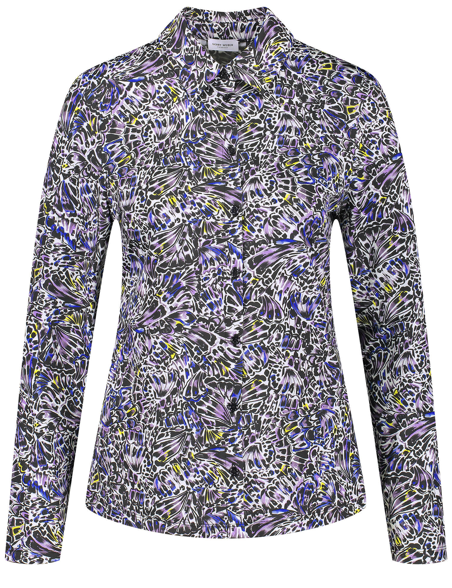 GERRY WEBER Collection - T-Shirt 1/1 Arm blau druck - Gr. - 48 von GERRY WEBER Collection