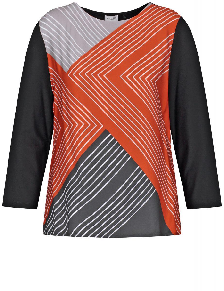 GERRY WEBER Collection - T-Shirt 3/4 Arm grau - Gr. - 36 von GERRY WEBER Collection