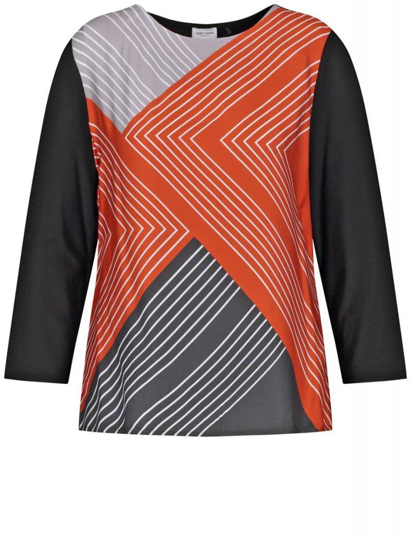 GERRY WEBER Collection - T-Shirt 3/4 Arm grau - Gr. - 36 von GERRY WEBER Collection