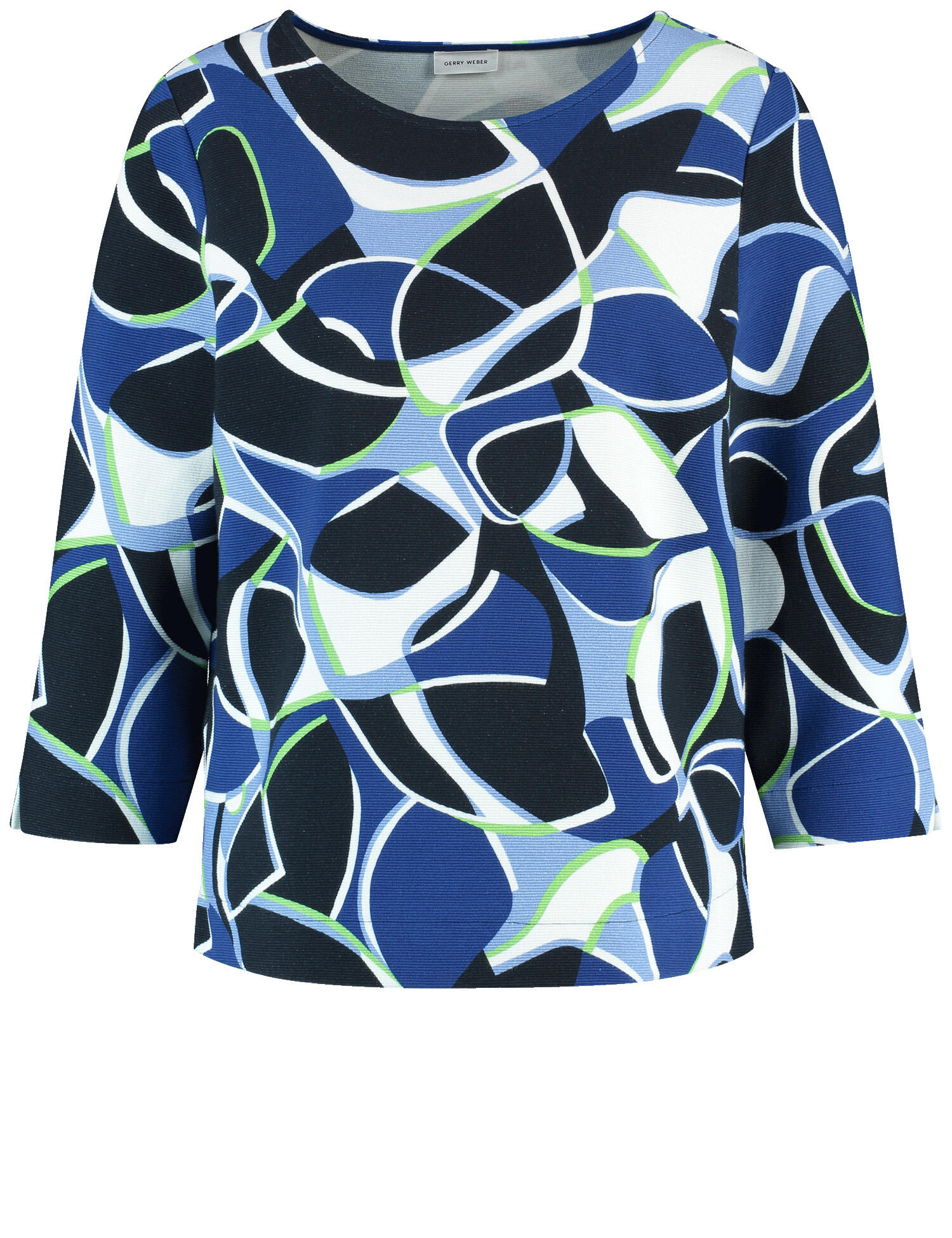 GERRY WEBER Collection - T-Shirt 3/4 Arm royalblue/nightsky/offwhite - Gr. - 46 von GERRY WEBER Collection