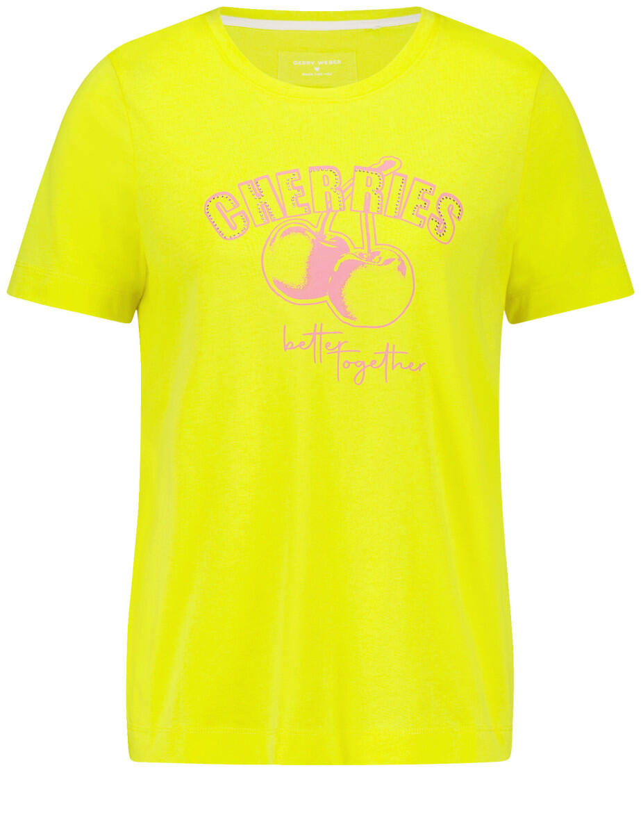 GERRY WEBER Collection - T-Shirt mit Frontprint gelb - Gr. - 42 von GERRY WEBER Collection