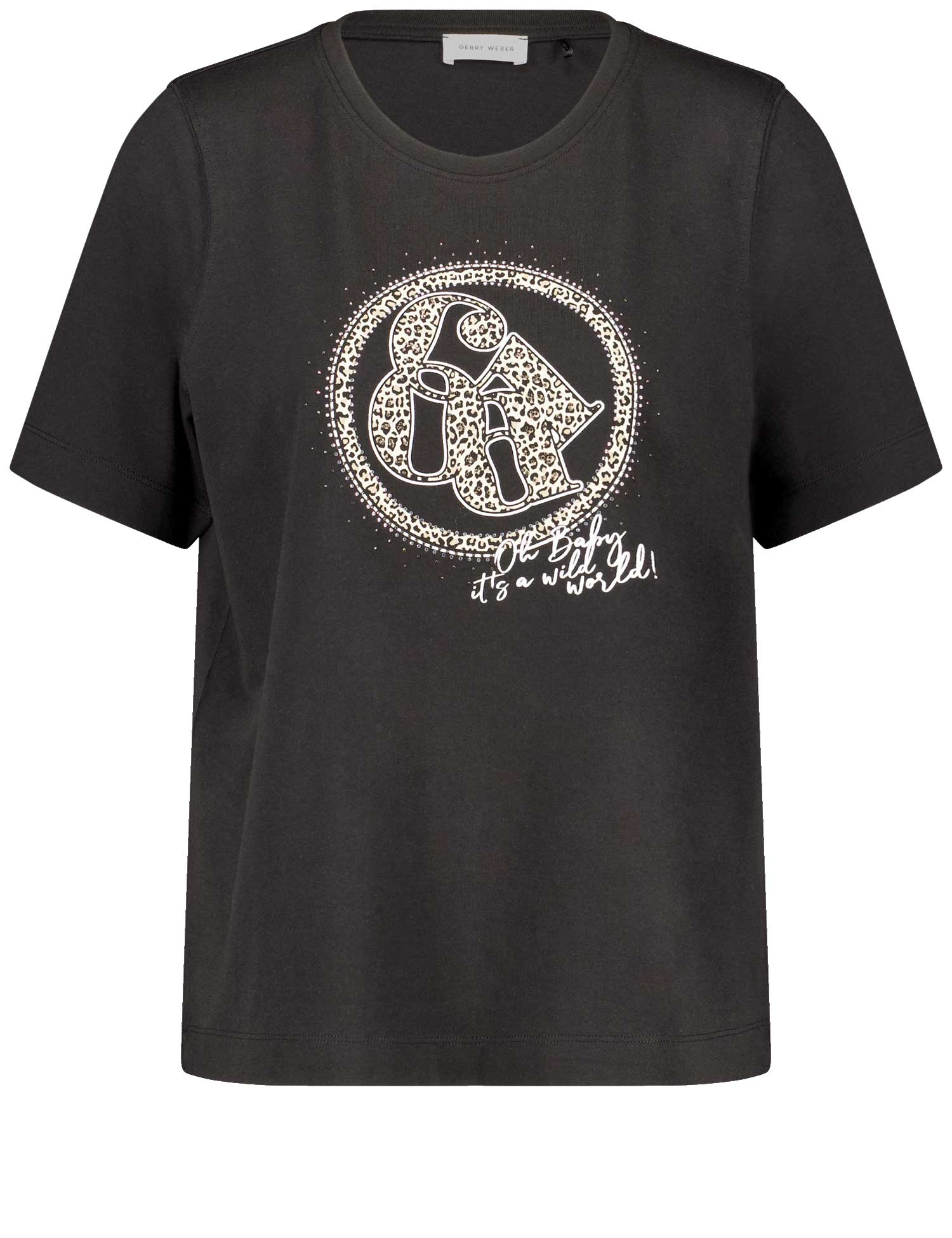 GERRY WEBER Collection - T-Shirt mit Frontprint schwarz - Gr. - 38 von GERRY WEBER Collection