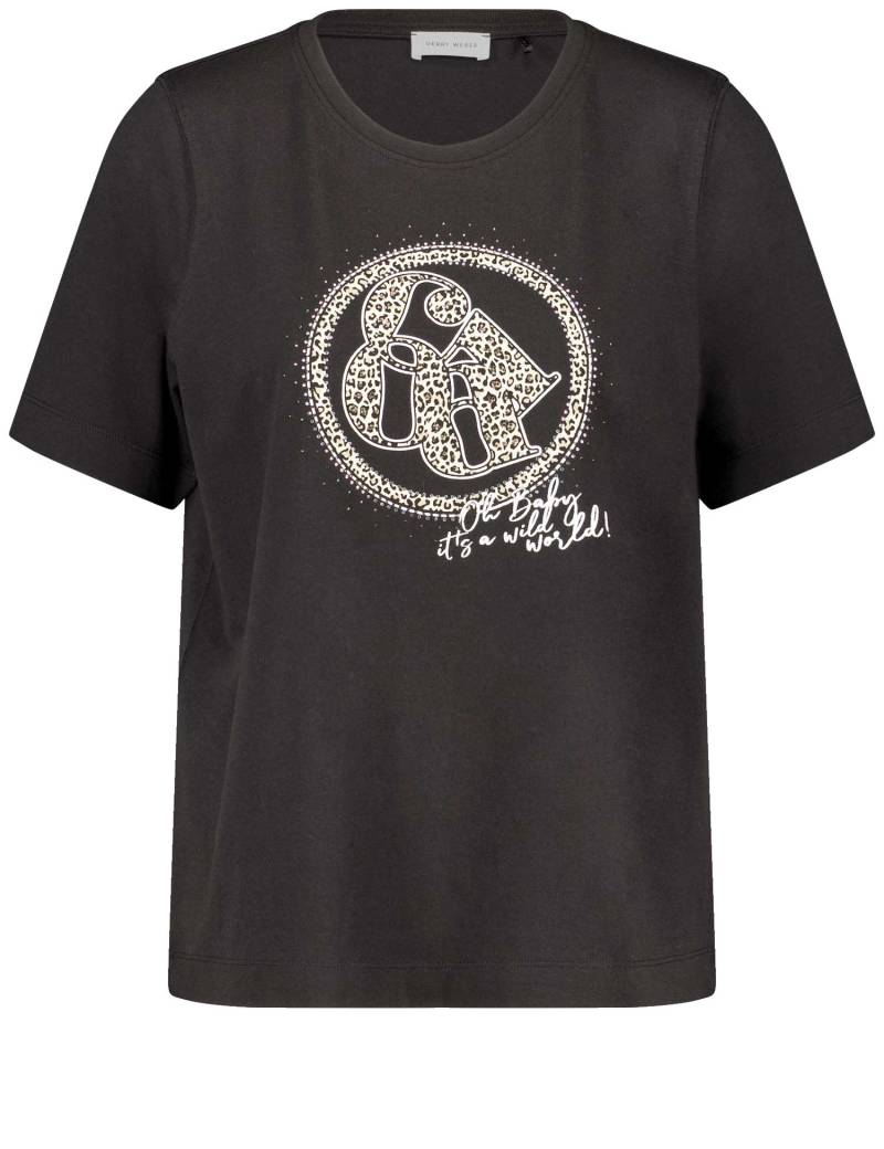 GERRY WEBER Collection - T-Shirt mit Frontprint schwarz - Gr. - 42 von GERRY WEBER Collection