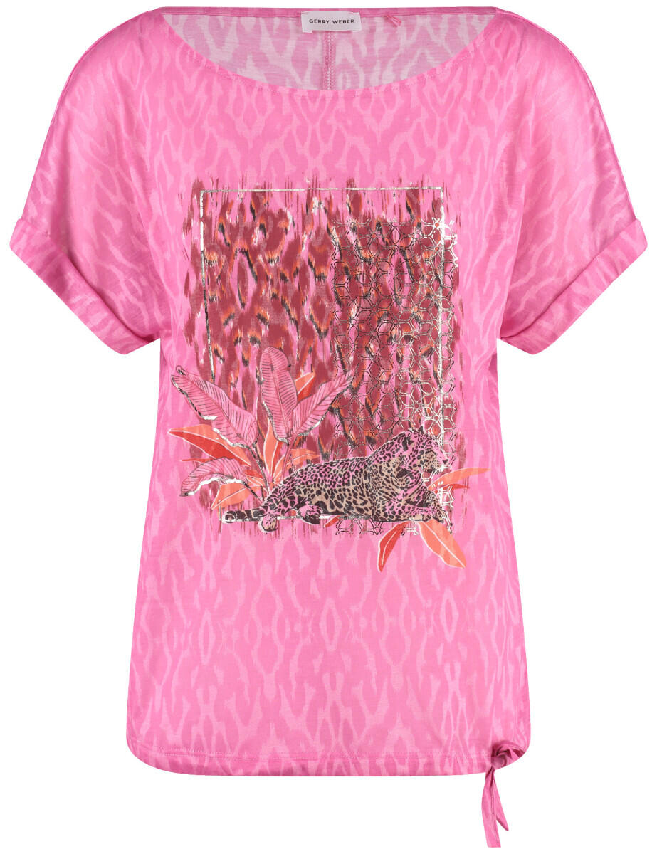 GERRY WEBER Collection - T-Shirt mit Frontprint violet/pink - Gr. - 38 von GERRY WEBER Collection