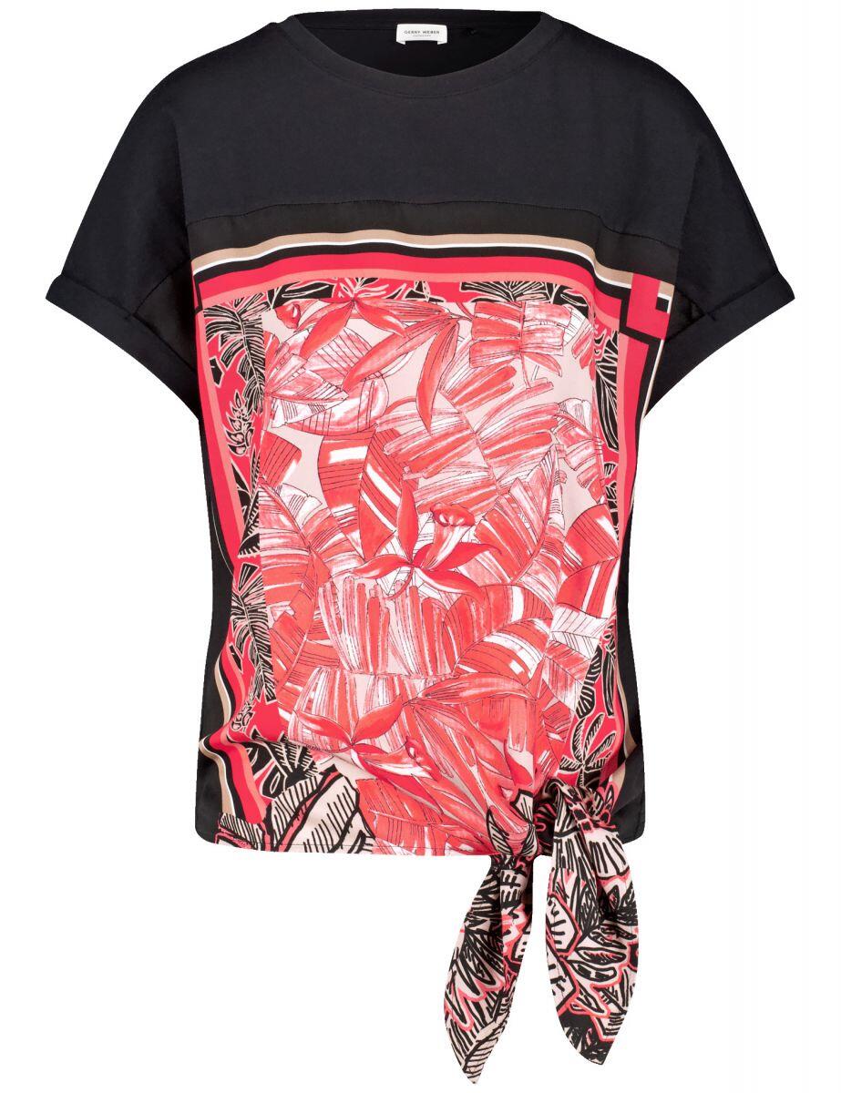 GERRY WEBER Collection - T-Shirt mit Knotendetail orange - Gr. - 38 von GERRY WEBER Collection