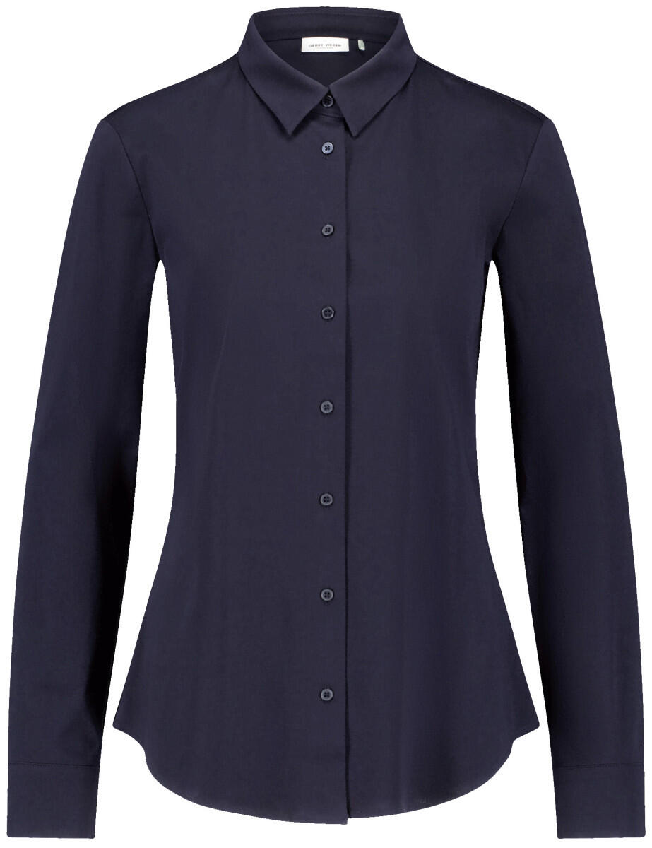 GERRY WEBER Collection - Taillierte Hemdbluse blau - Gr. - 44 von GERRY WEBER Collection