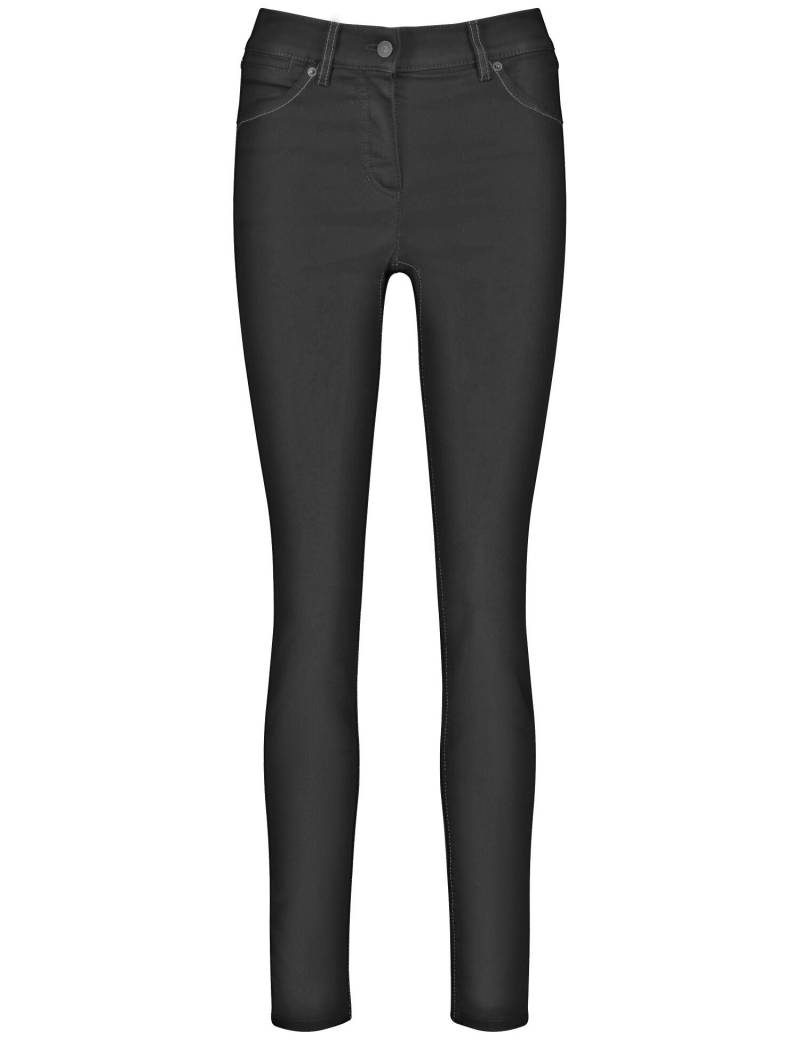 GERRY WEBER Edition - 5-Pocket Jeans Best4me Skinny black black denim - Gr. - 36S von GERRY WEBER Edition
