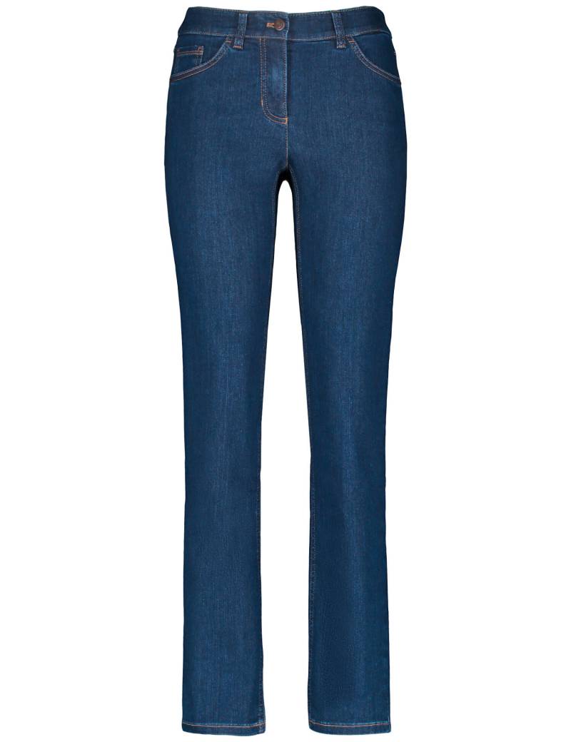 GERRY WEBER Edition - 5-Pocket Jeans Best4me Slimfit blue denim - Gr. - 44S von GERRY WEBER Edition