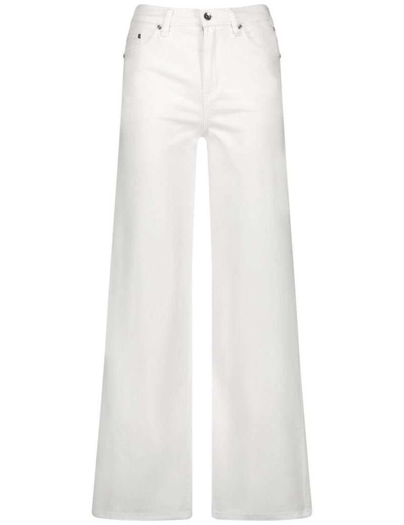 GERRY WEBER Edition - 5-Pocket Jeans MIR꞉JA Wide leg beige/weiß von GERRY WEBER Edition