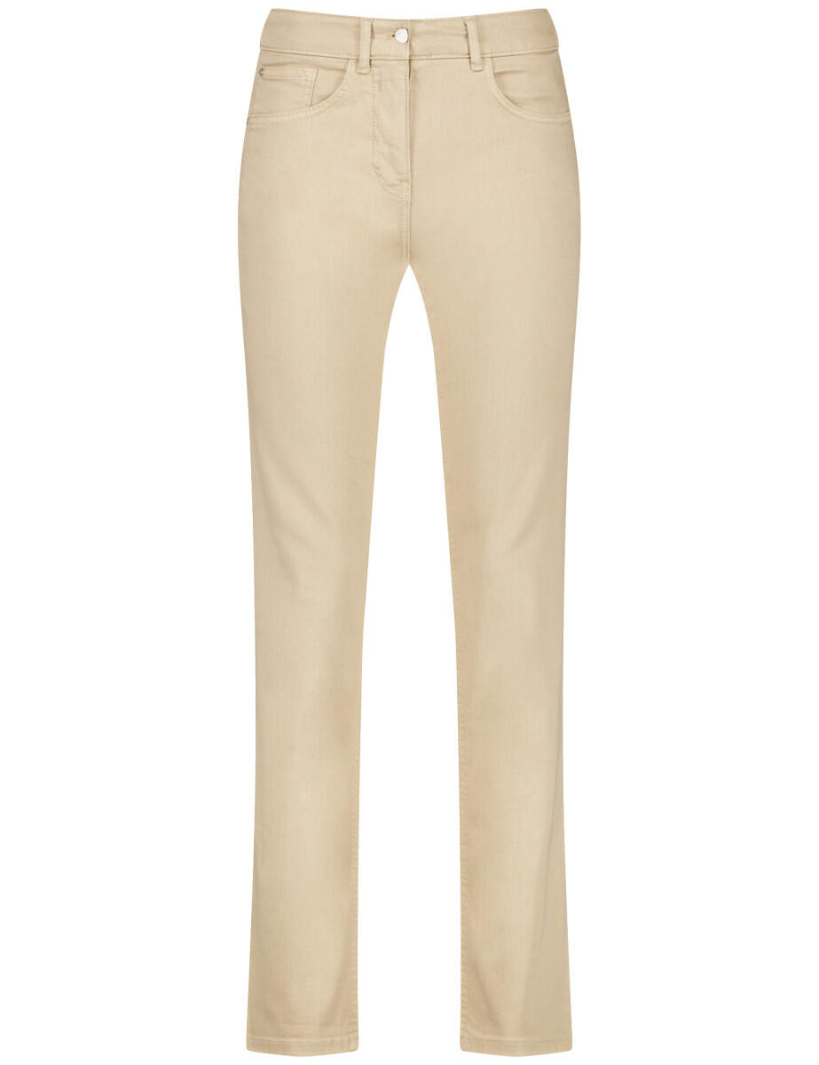 GERRY WEBER Edition - 5-Pocket Jeans SOL꞉INE BEST4ME Slim Fit beige/weiß von GERRY WEBER Edition