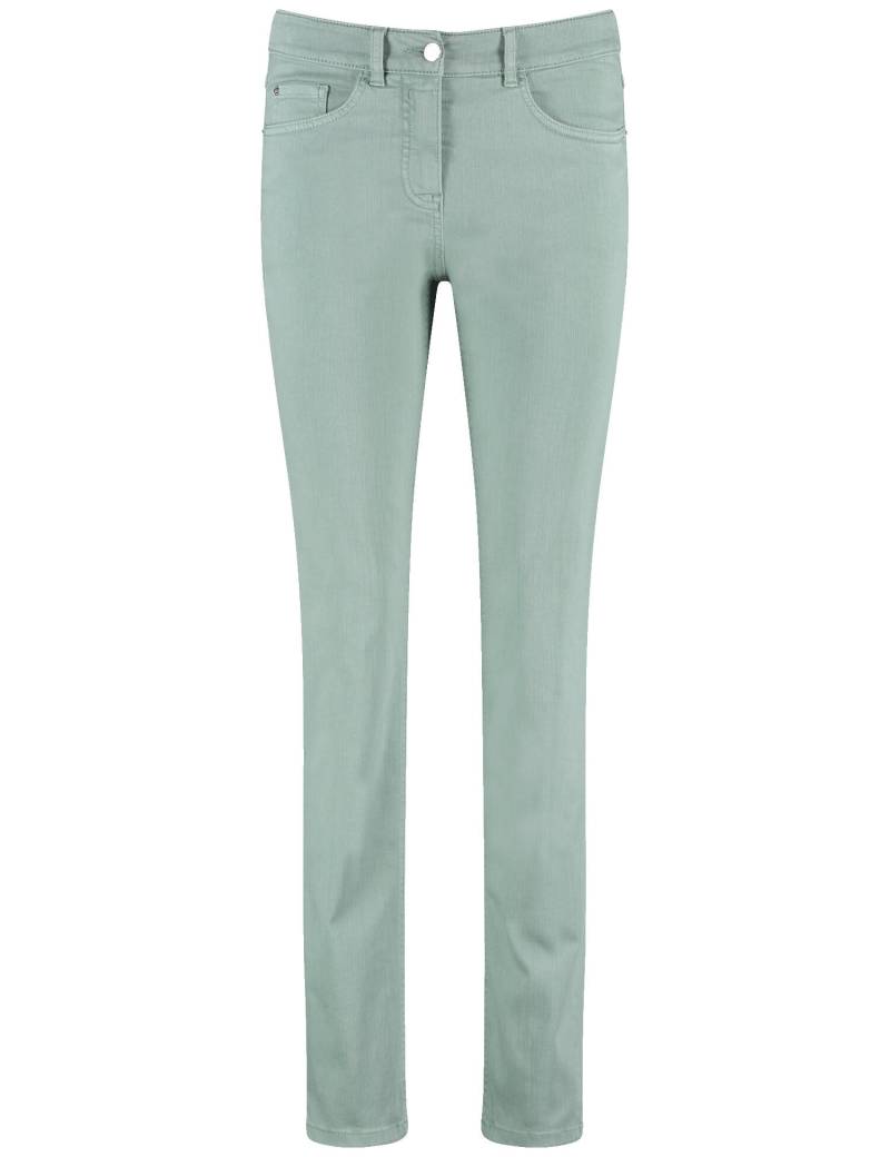GERRY WEBER Edition - 5-Pocket Jeans SOL꞉INE BEST4ME Slim Fit hazy mint - Gr. - 42R von GERRY WEBER Edition