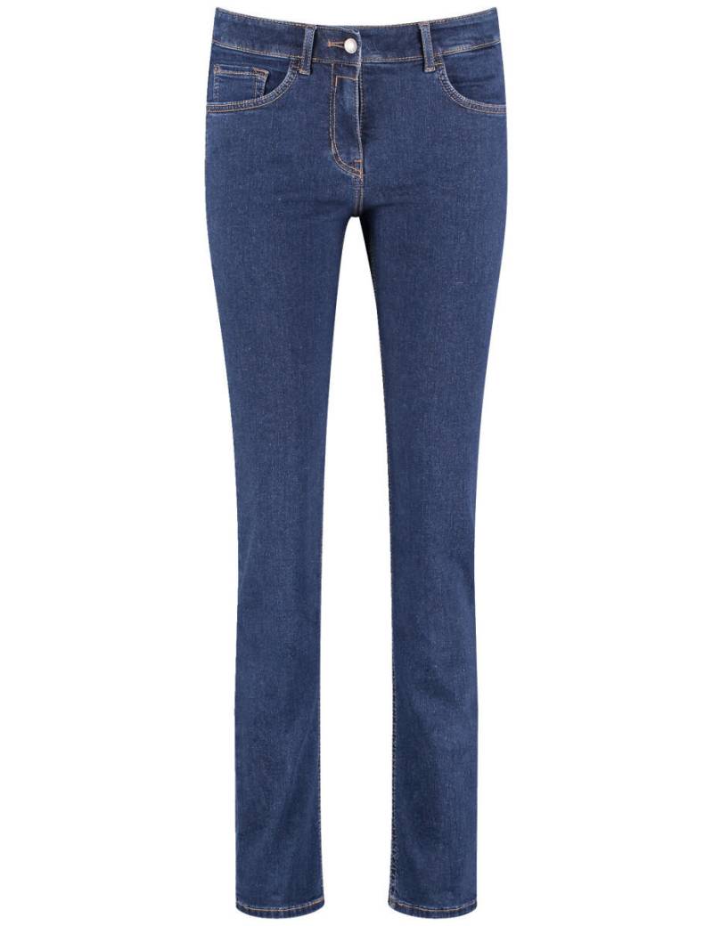 GERRY WEBER Edition - 5-Pocket Jeans Slim Fit blau von GERRY WEBER Edition