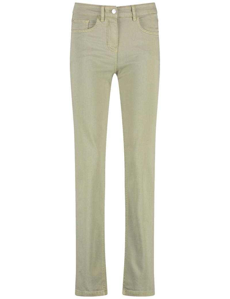 GERRY WEBER Edition - 5-Pocket SOL꞉INE BEST4ME Slim Fit Kurzgröße sage washed - Gr. - 40R von GERRY WEBER Edition