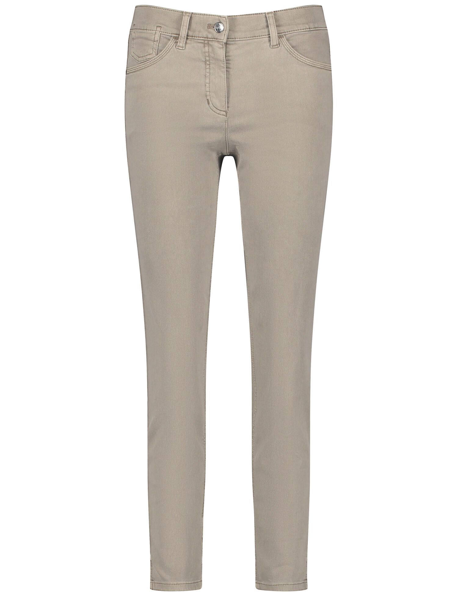 GERRY WEBER Edition - 7/8 Jeans BEST4ME CROPPED mit Saumschlitzen dark clay natural dye - Gr. - 46R von GERRY WEBER Edition