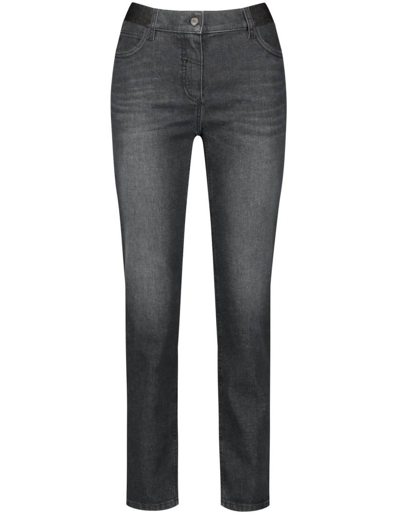 GERRY WEBER Edition - 7/8 Jeans Perfect4ever mit Dehnbund grey denim mit use - Gr. - 42R von GERRY WEBER Edition