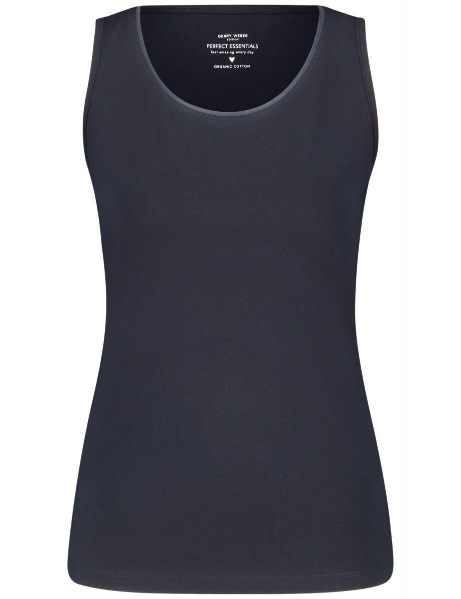 GERRY WEBER Edition - Basic Top blau - Gr. - 36 von GERRY WEBER Edition