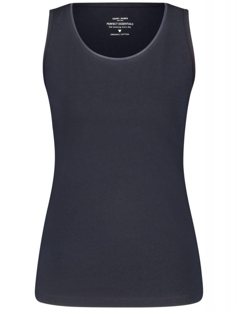 GERRY WEBER Edition - Basic Top blau - Gr. - 36 von GERRY WEBER Edition