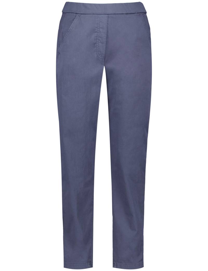 GERRY WEBER Edition - Bequeme Schlupfhose KES꞉SY CHINO indigo - Gr. - 36R von GERRY WEBER Edition