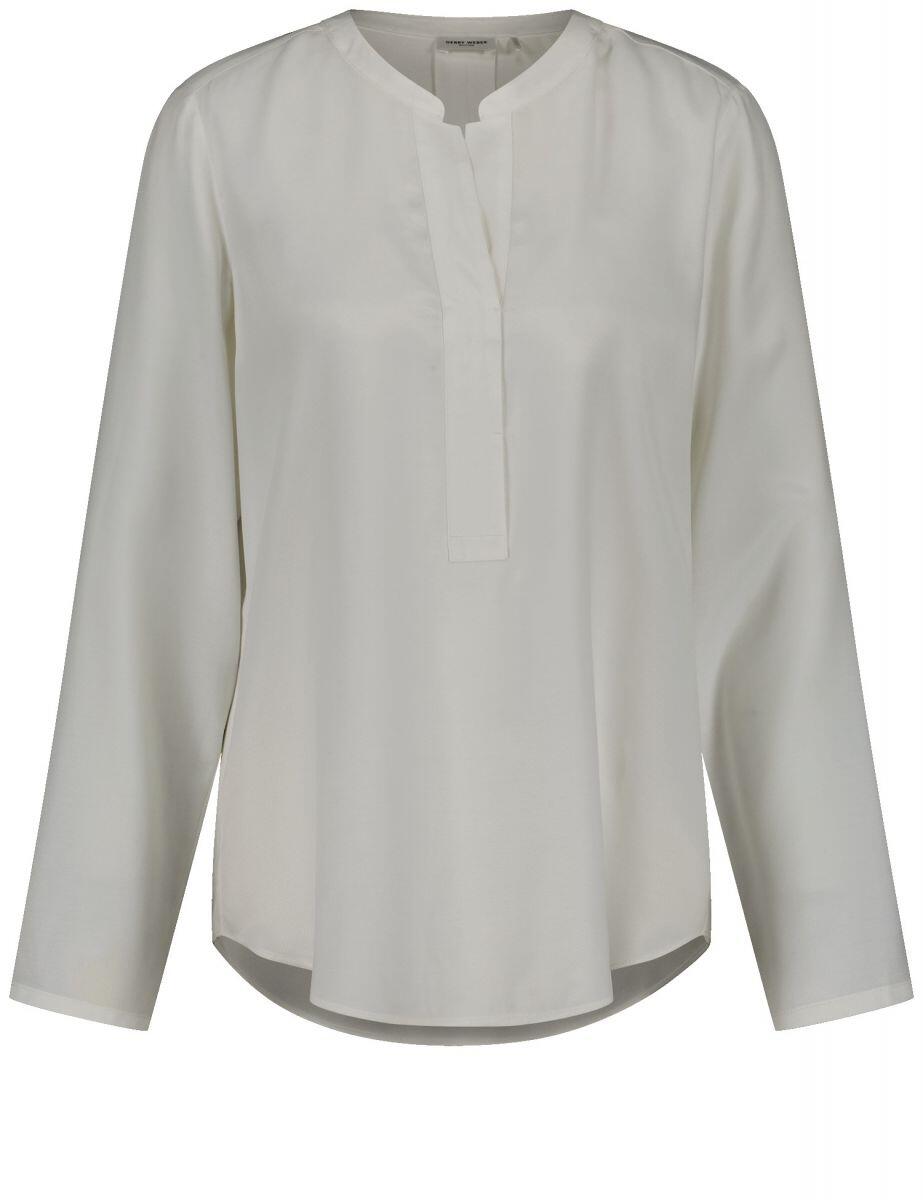 GERRY WEBER Edition - Bluse beige/weiß - Gr. - 42 von GERRY WEBER Edition