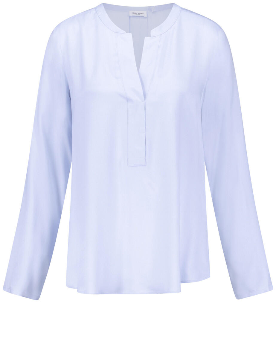 GERRY WEBER Edition - Bluse mit Tunikaausschnitt blau - Gr. - 42 von GERRY WEBER Edition
