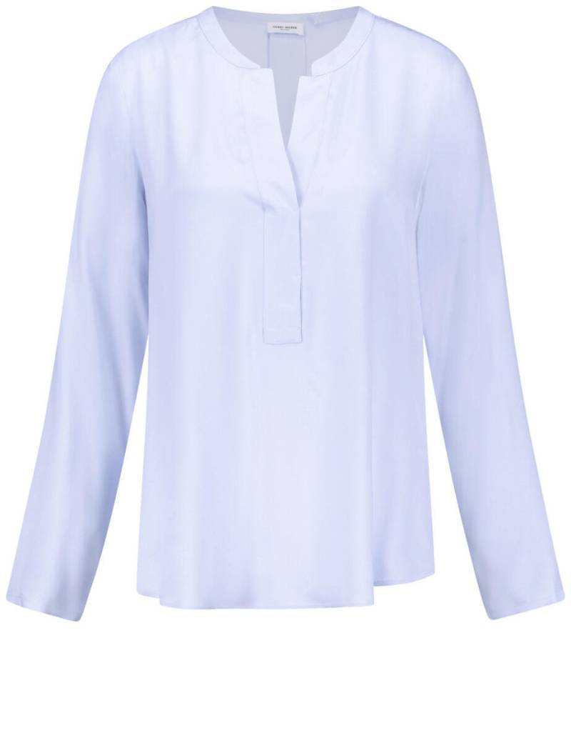 GERRY WEBER Edition - Bluse mit Tunikaausschnitt blau - Gr. - 42 von GERRY WEBER Edition