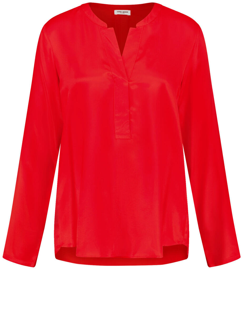 GERRY WEBER Edition - Bluse mit Tunikaausschnitt rot - Gr. - 36 von GERRY WEBER Edition