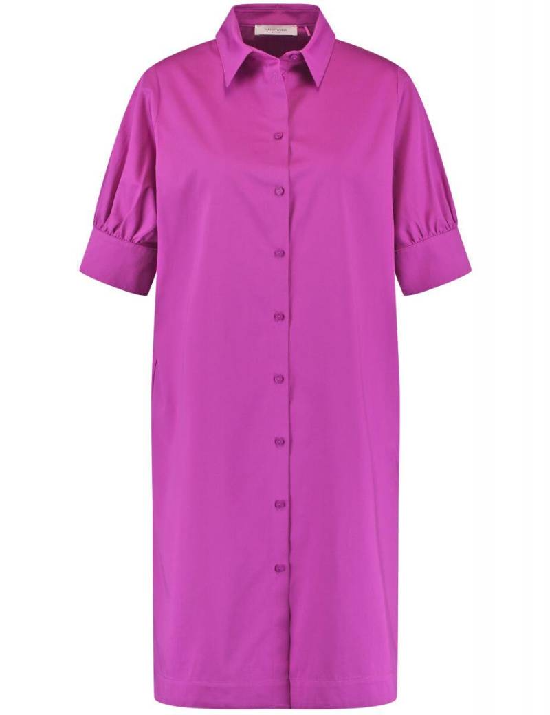 GERRY WEBER Edition - Blusenkleid mit Kellerfalte lila - Gr. - 36 von GERRY WEBER Edition