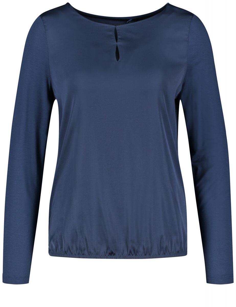GERRY WEBER Edition - Blusenshirt blau - Gr. - 40 von GERRY WEBER Edition