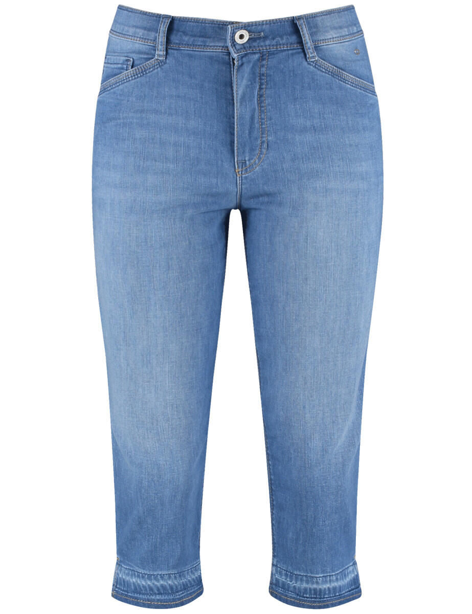 GERRY WEBER Edition - Caprihose SOL꞉INE Slim Fit blau von GERRY WEBER Edition