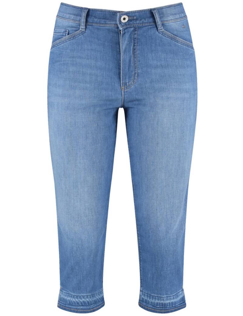 GERRY WEBER Edition - Caprihose SOL꞉INE Slim Fit blau von GERRY WEBER Edition