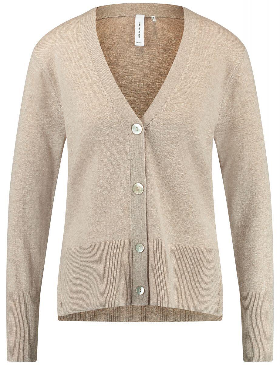 GERRY WEBER Edition - Cardigan beige - Gr. - 40 von GERRY WEBER Edition